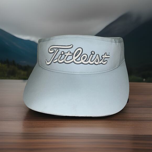 Titleist Other - Titleist Ladies Sundrop Golf Visor One Size Hat . Light Cyan Blue.